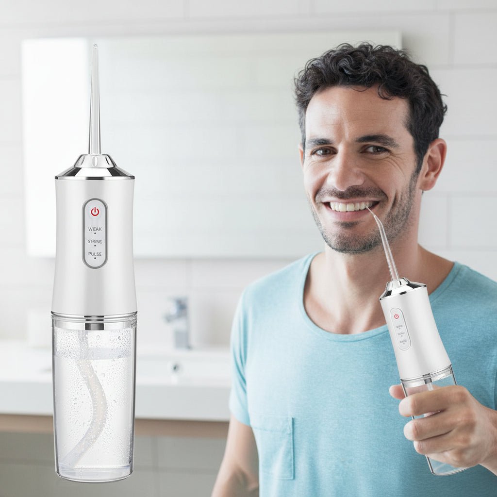 Waterflosser Met 3 Drukinstellingen En 360° Draaibaar Mondstuk 1