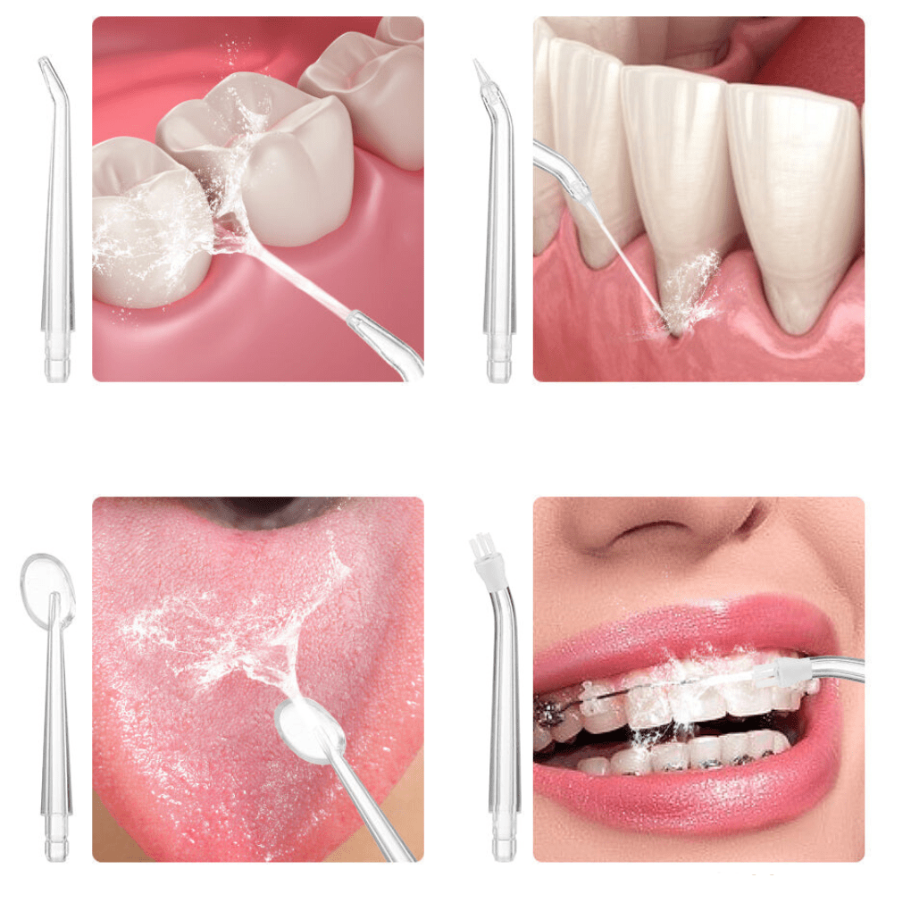 Waterflosser Met 3 Drukinstellingen En 360° Draaibaar Mondstuk 3