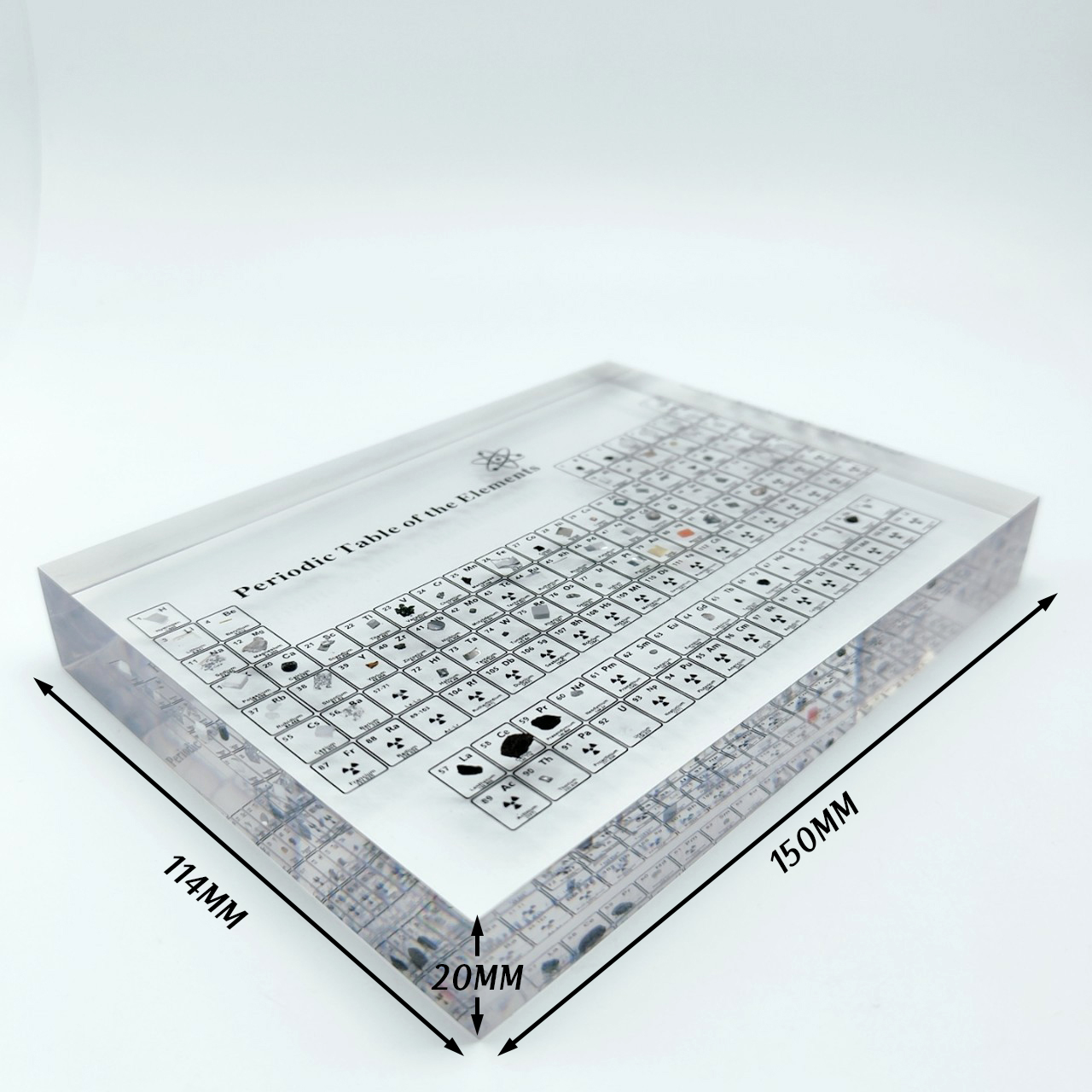 Wetenschappelijk Periodiek Systeem van Echte Elementen Decoratief voor Klaslokaal en Woonruimte 5