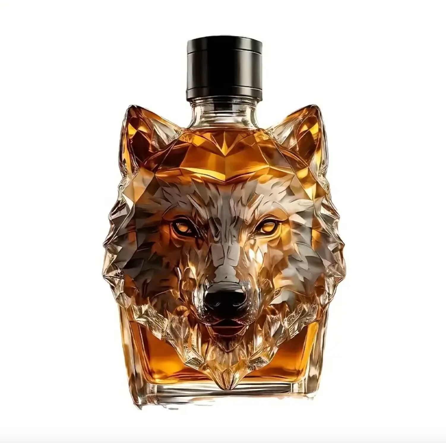 Whiskey Karaf Wolf Design 1