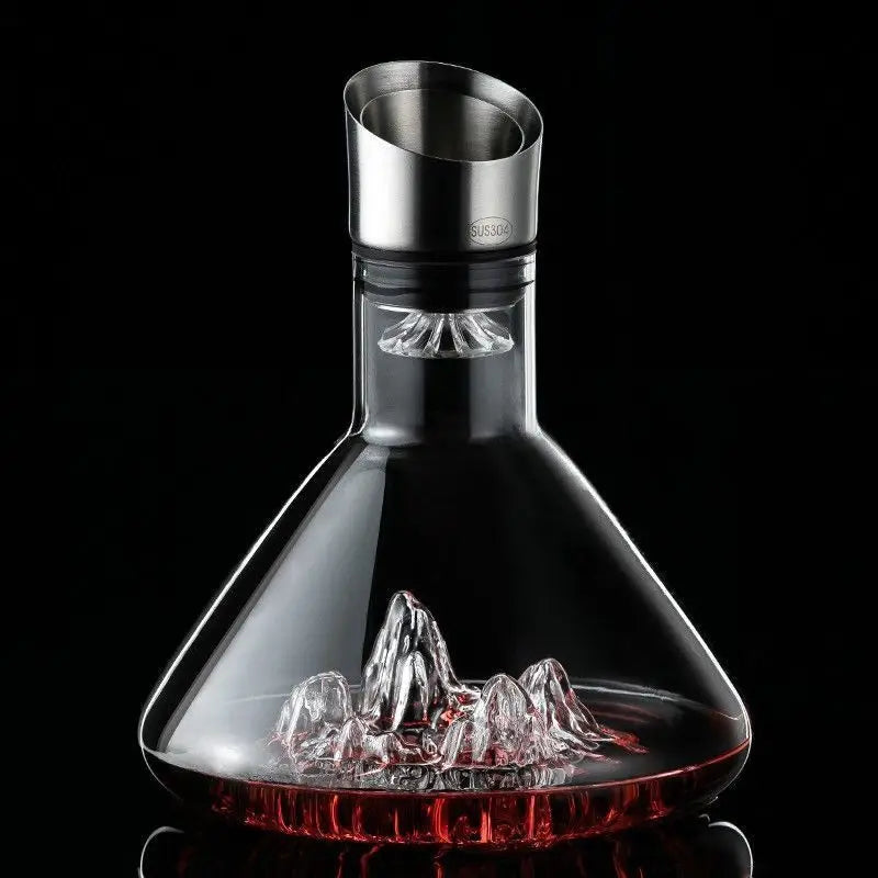 Whisky Decanter Handgemaakt Ijsberg Design 5