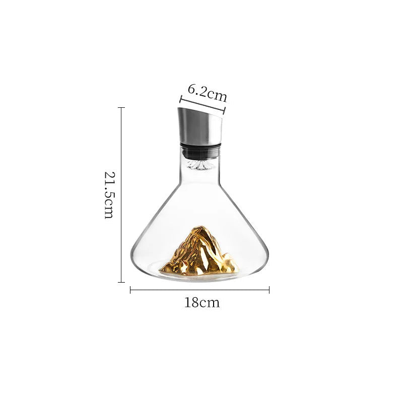 Whisky Decanter Handgemaakt Ijsberg Design 6