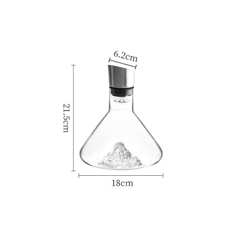 Whisky Decanter Handgemaakt Ijsberg Design 7