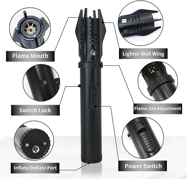 Winddichte Aansteker met Zaklamp voor Multifunctioneel Gebruik 5