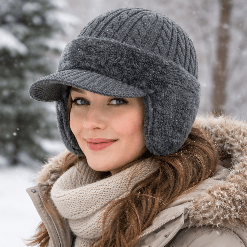 Wintermuts met Gehoorbescherming voor Dames en Heren 0