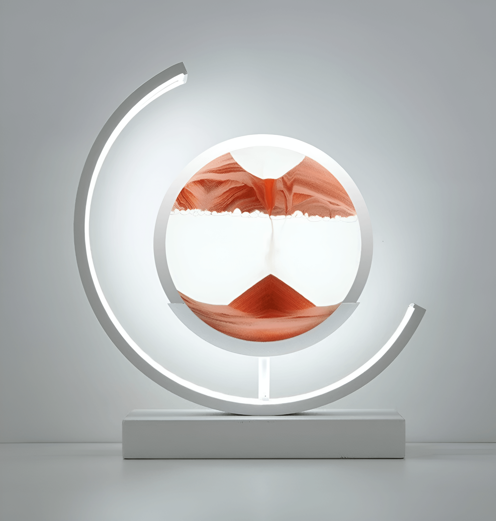 Zandloperlamp ChicSandscape met Warm LED Licht 6