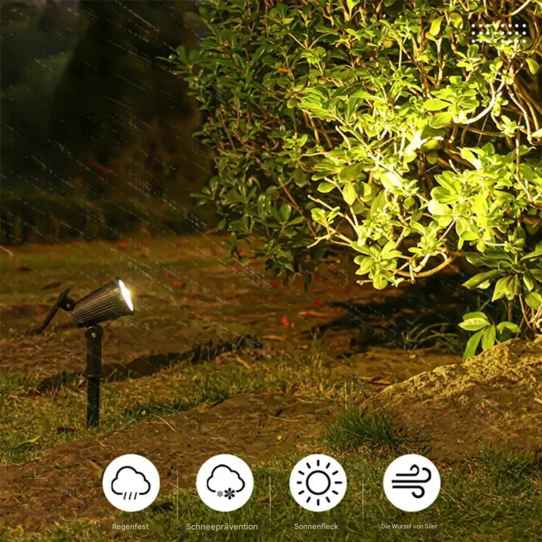 Zonne-energie Tuinlamp LumaSpot met 9 LED-kleuren 7