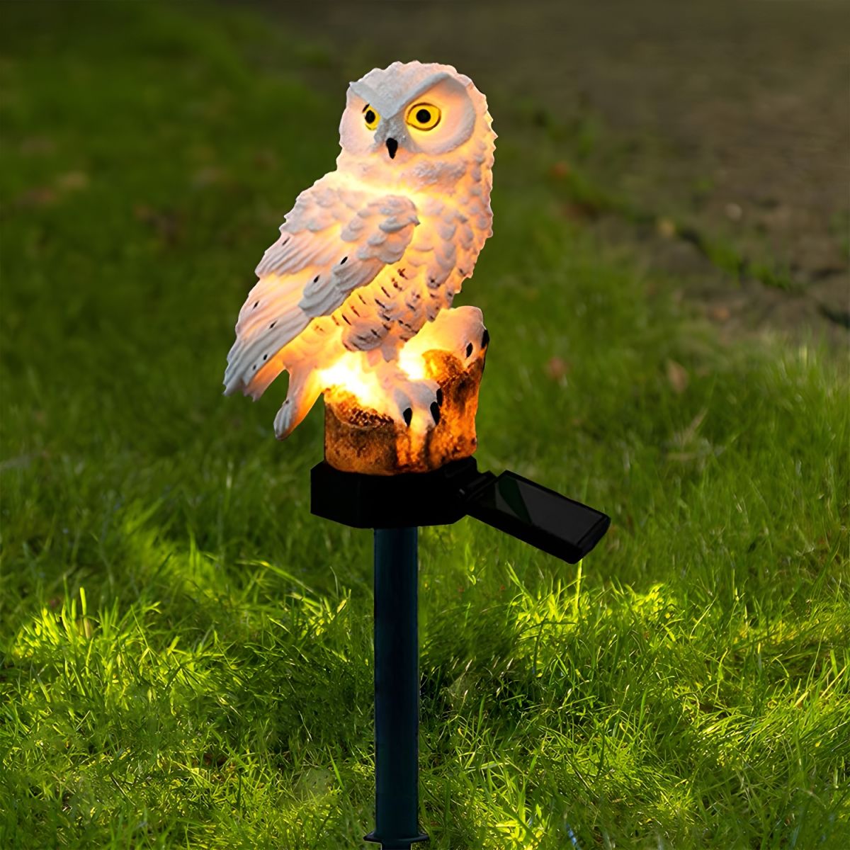 Zonne-energie Tuinlamp Uilendesign LED 0