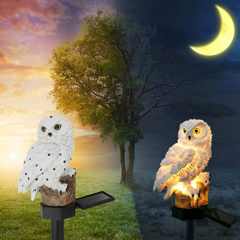 Zonne-energie Tuinlamp Uilendesign LED 2