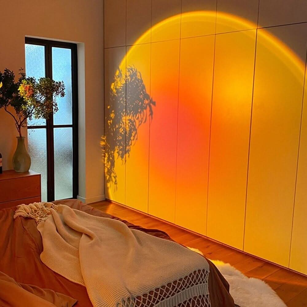 Zonsonderganglamp Met Draaibare Projectiekop Voor Sfeervolle Verlichting 0