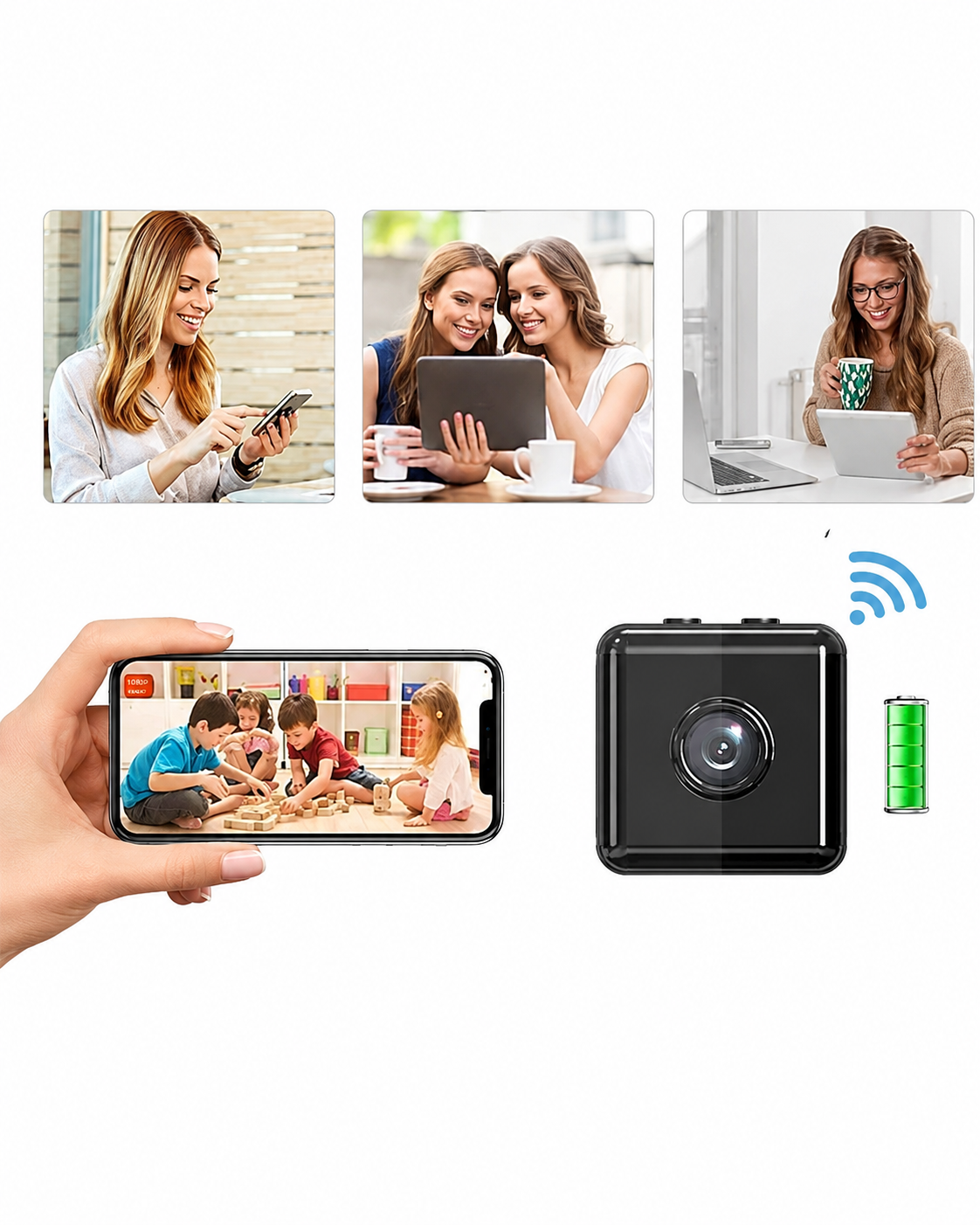 Beveiligingscamera Mini 1080P met App Bediening