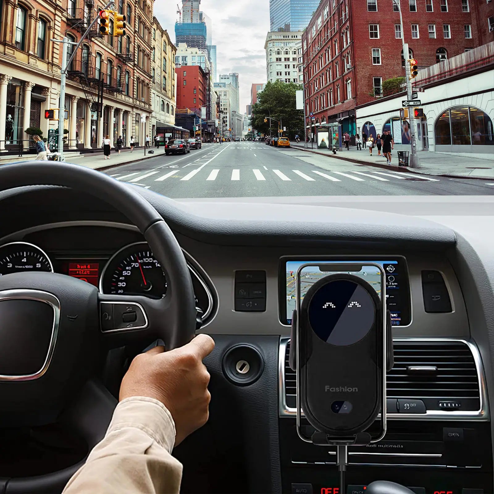 Slimme Auto Draadloze Oplader Telefoonhouder