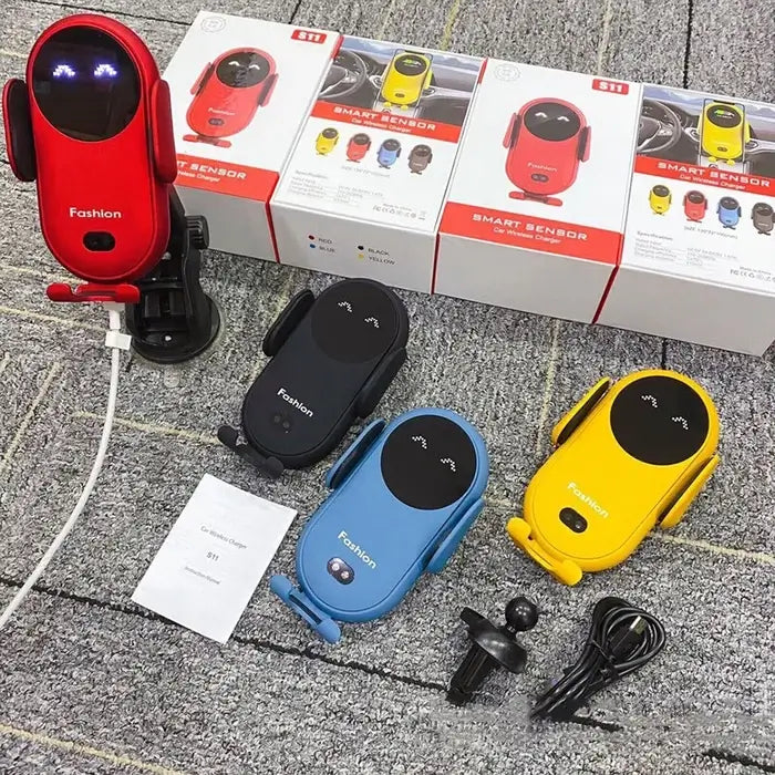Slimme Auto Draadloze Oplader Telefoonhouder