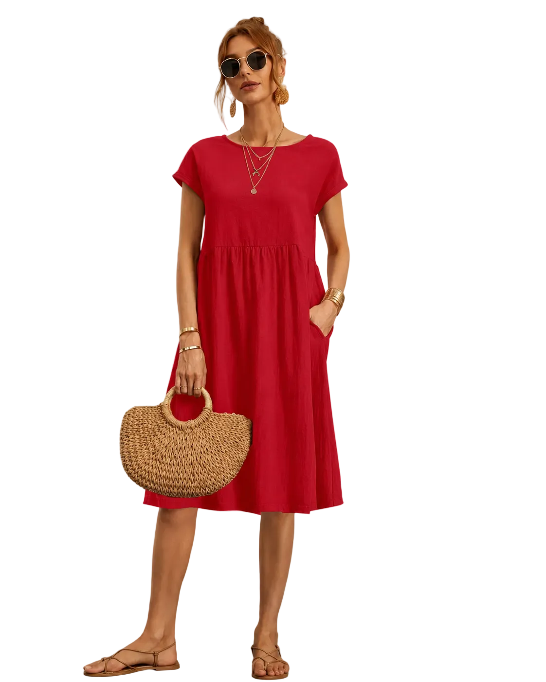 Moderne Jurk Dames Tijdloos Elegant Design