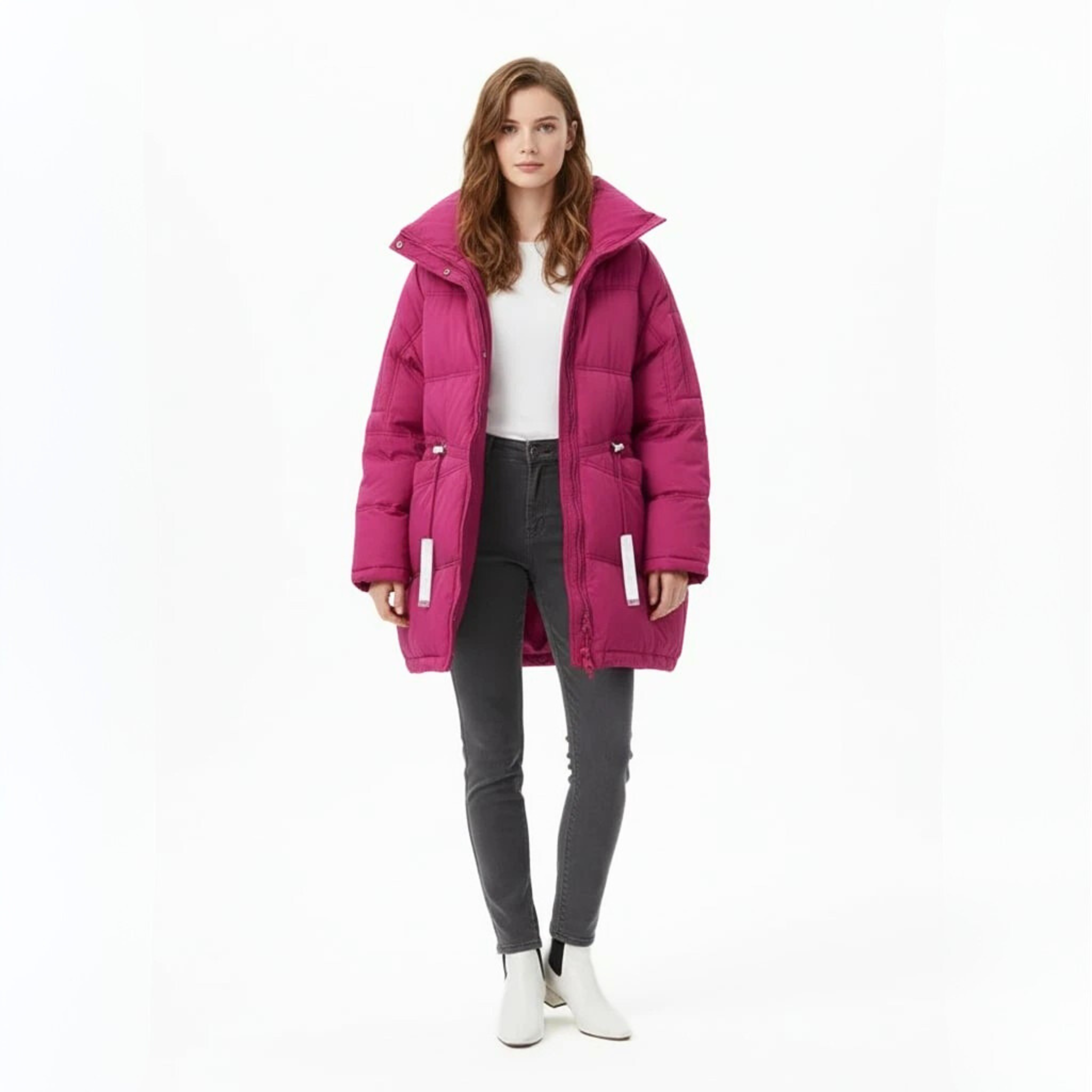 Dames Winter Parka Met Capuchon Casual Losse Pasvorm