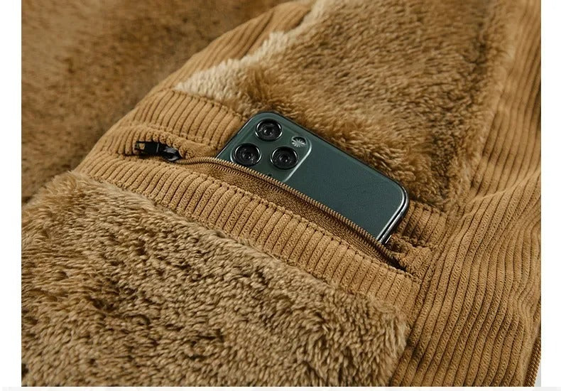 Heren fleece warm vest