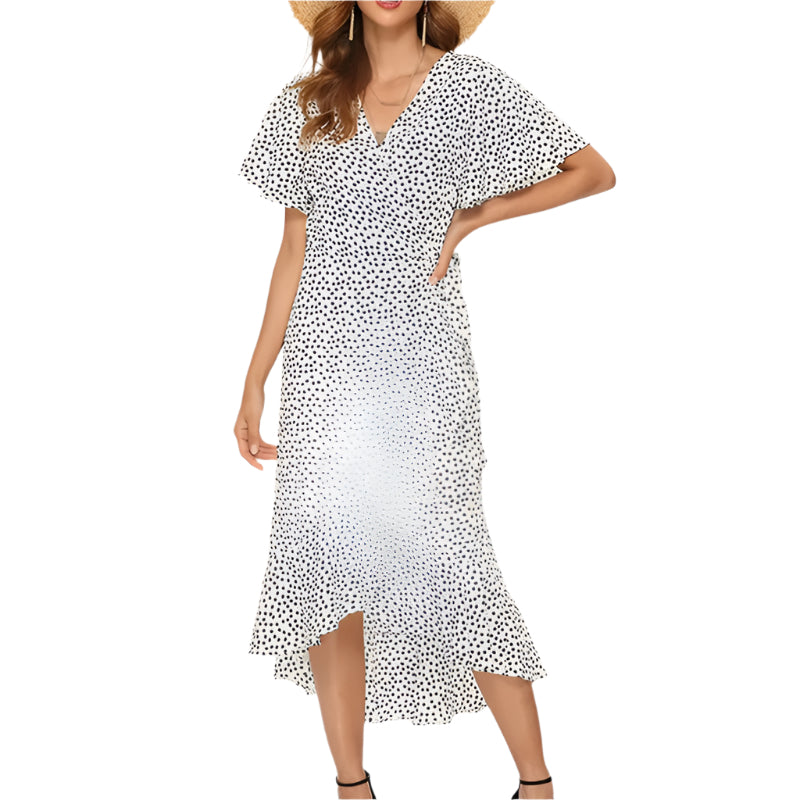 Vrouwen Boho Chiffon Maxi Dress