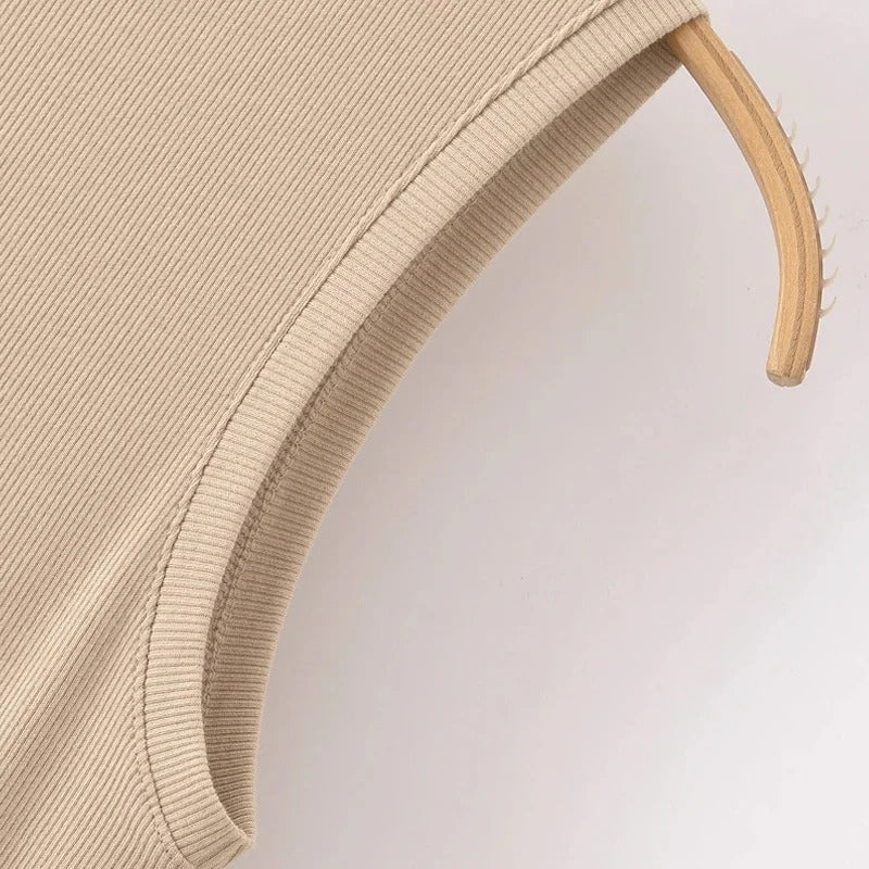 Dames mouwloze elegante maxi jurk