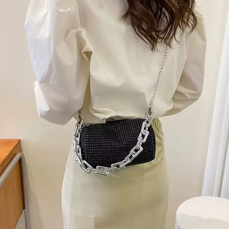 Allover Strass Bucket Bag