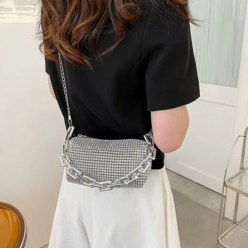 Allover Strass Bucket Bag