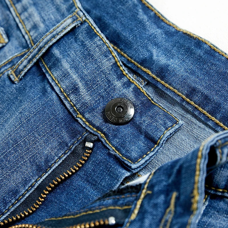 Klassieke denim shorts voor heren