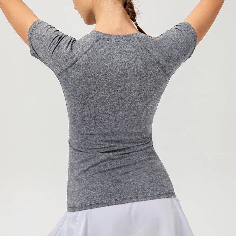 Dames Compressie Workout Shirt