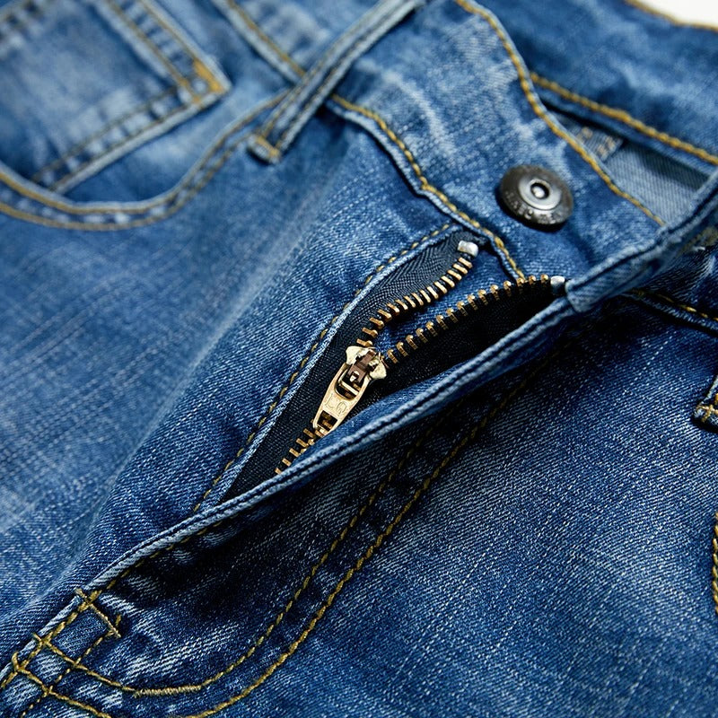 Klassieke denim shorts voor heren