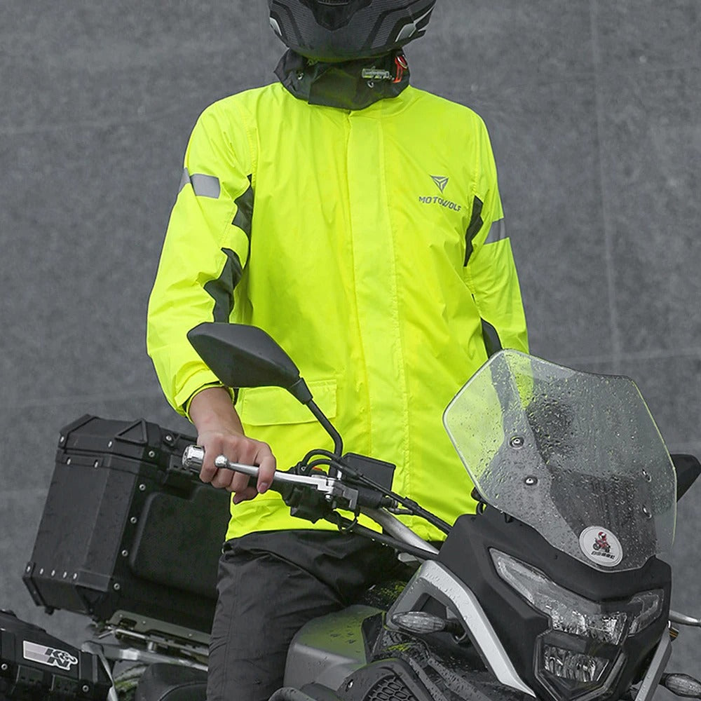Reflecterend motorregenpak