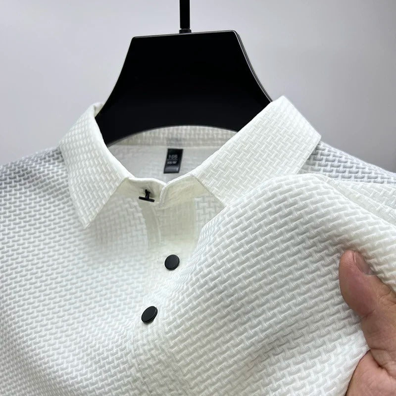 Heren Lop-Up Hollow Poloshirt