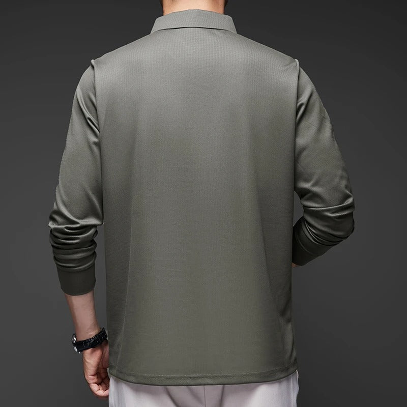 Heren casual shirt met lange mouwen