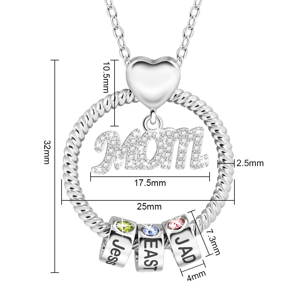 Geboortesteen Moeder Ketting