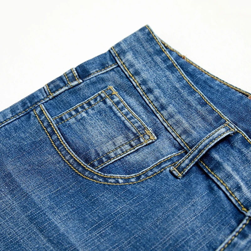 Klassieke denim shorts voor heren