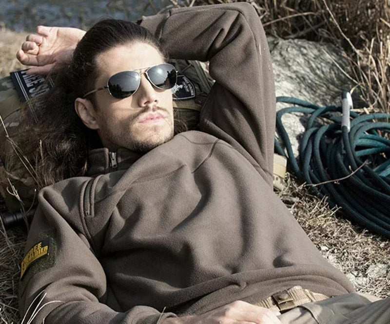 Heren Tactisch Outdoor Fleecejack