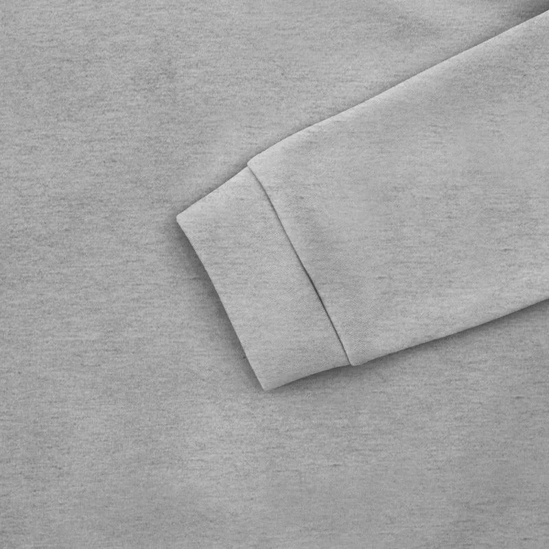 Fluwelen herentrui met halve rits