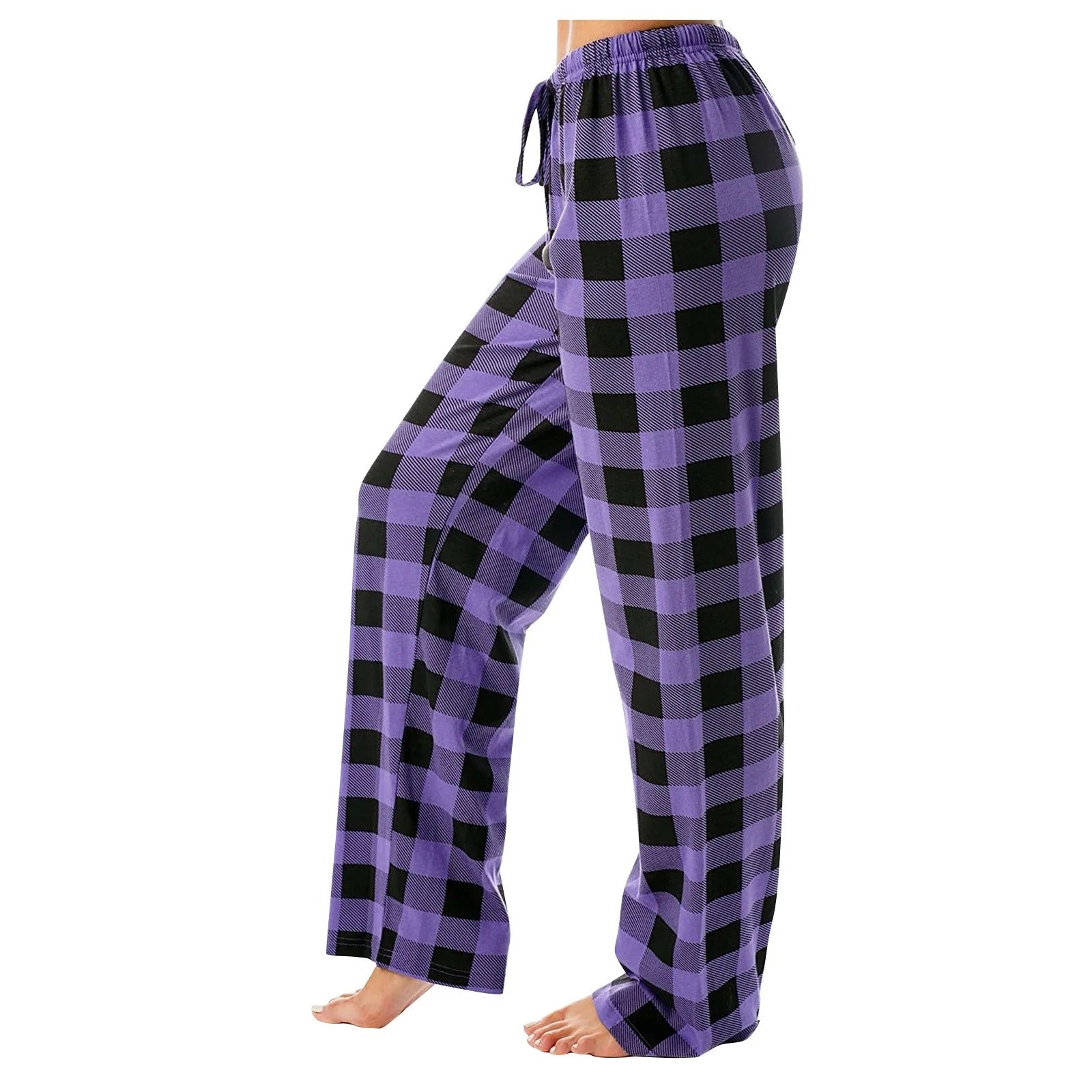 Geruite pyjama voor dames