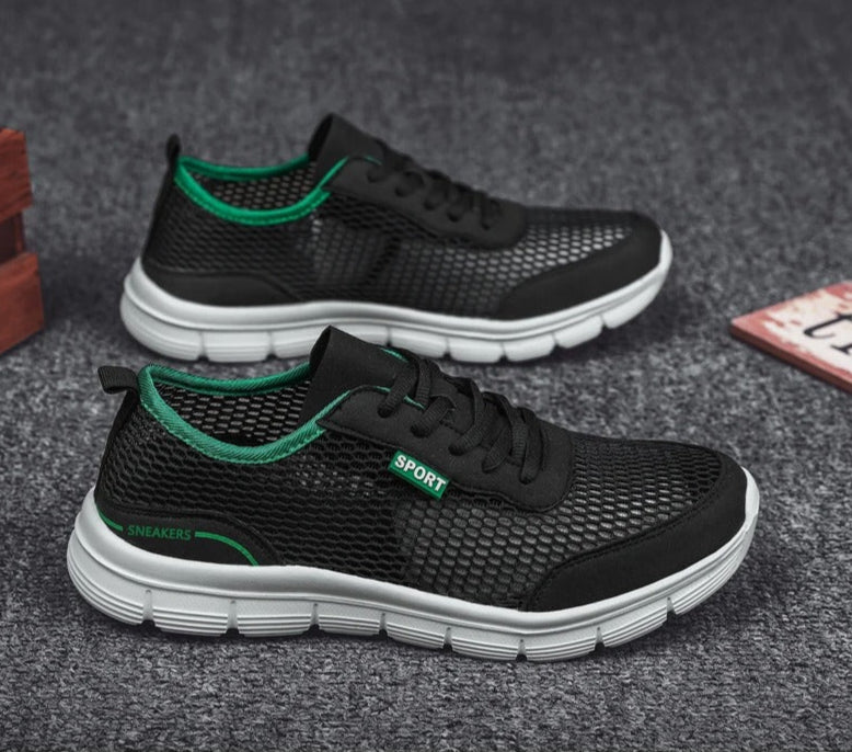 Lichtgewicht mesh sneakers voor heren