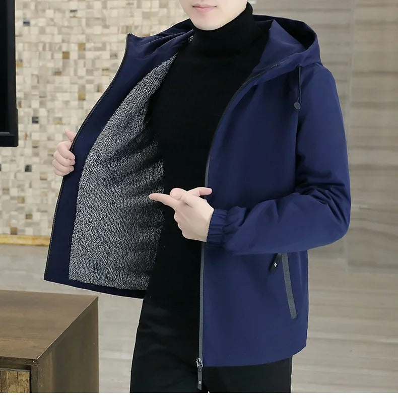 Thermische fleece windjack voor heren