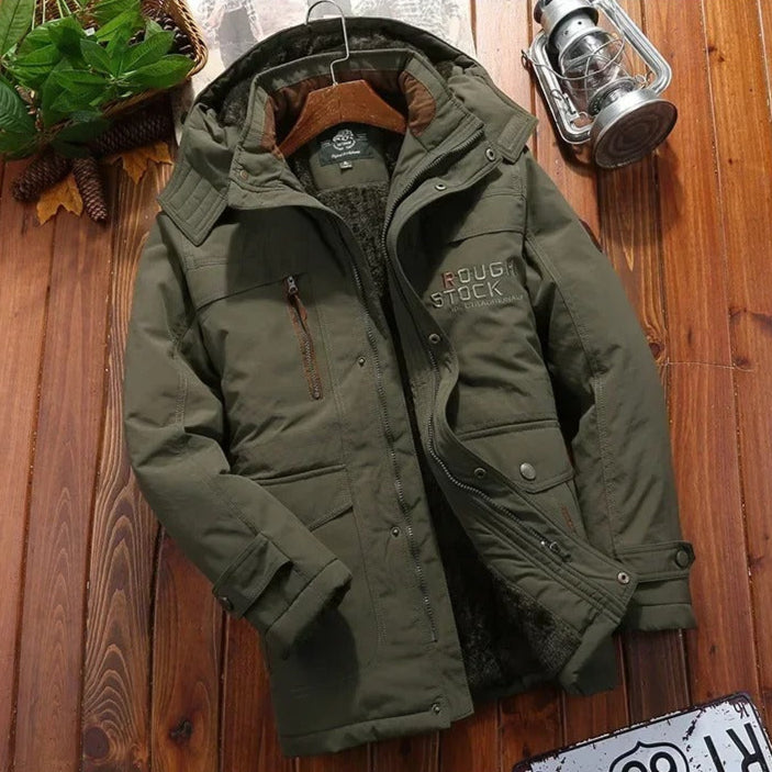 Heren Grote Maat Multi-pocket Jas