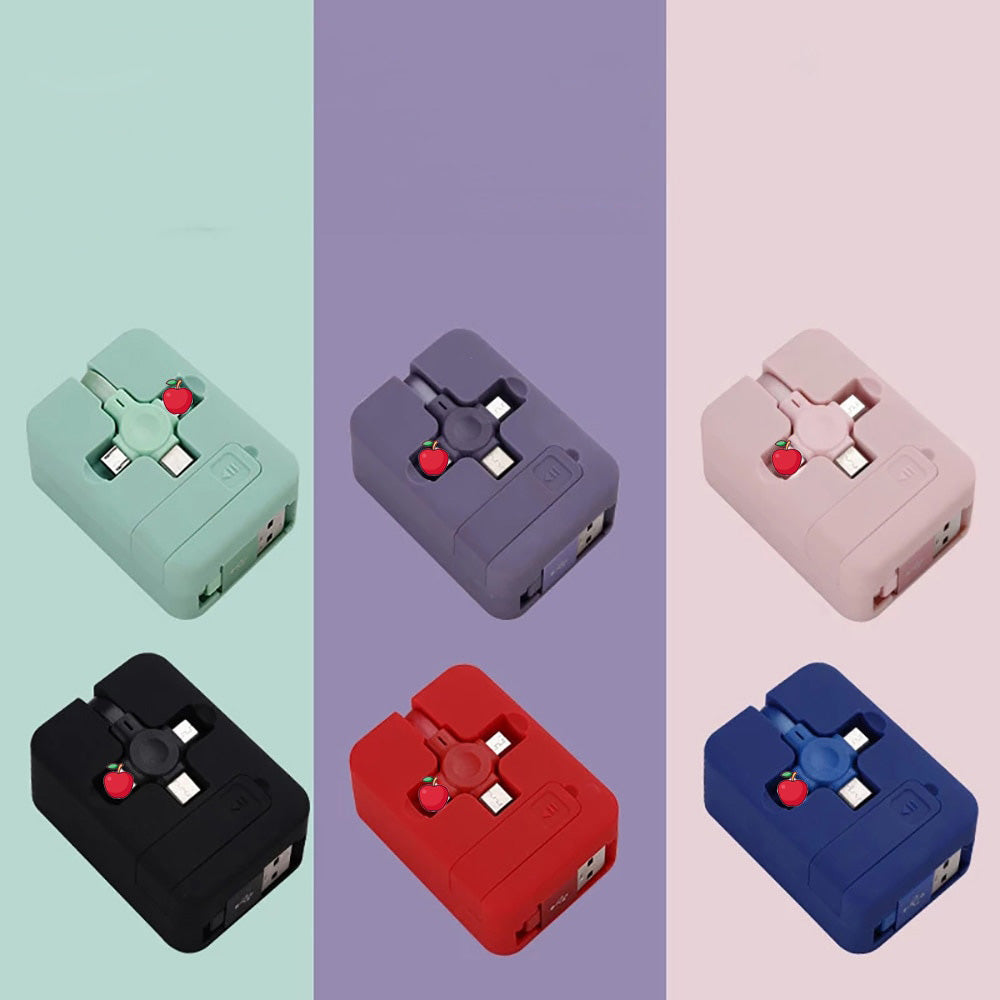 3-in-1 Telescopische Oplaadkabel