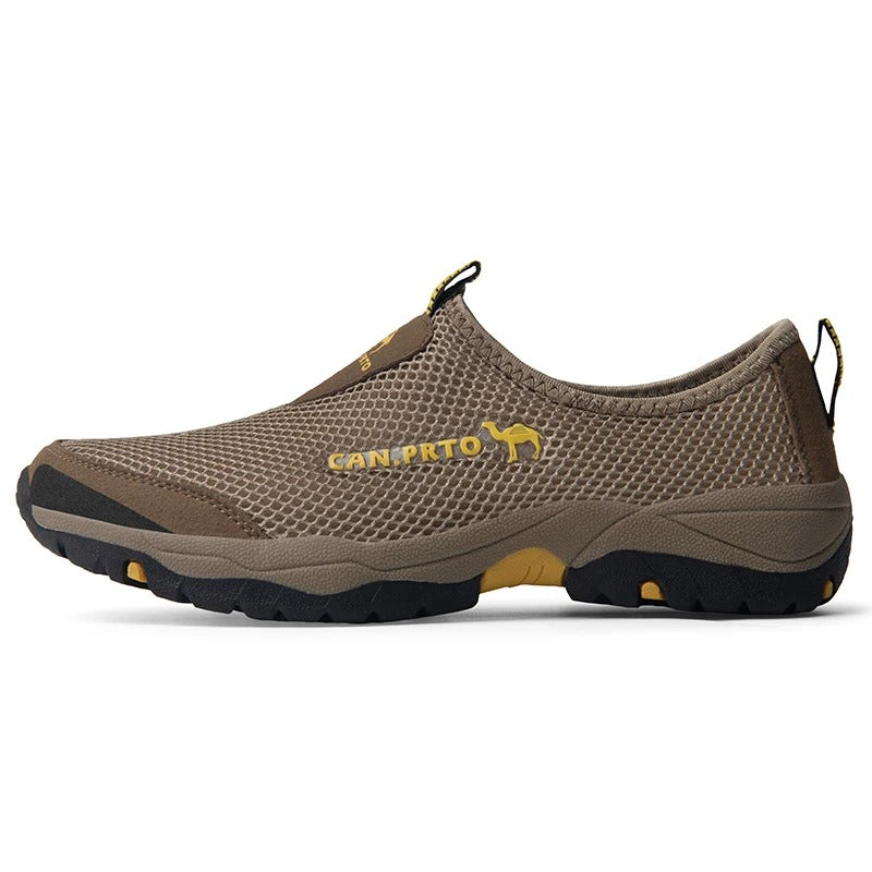 Heren mesh slip-on sneakers