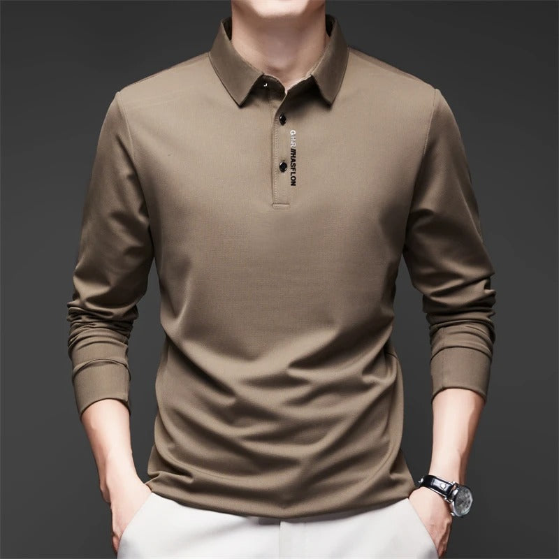 Heren casual shirt met lange mouwen