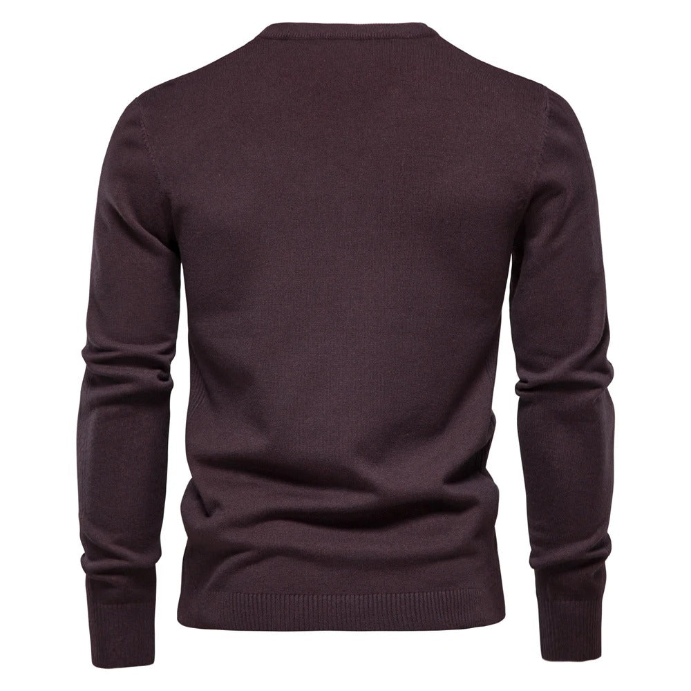 Heren Dikke Slim Fit Sweater
