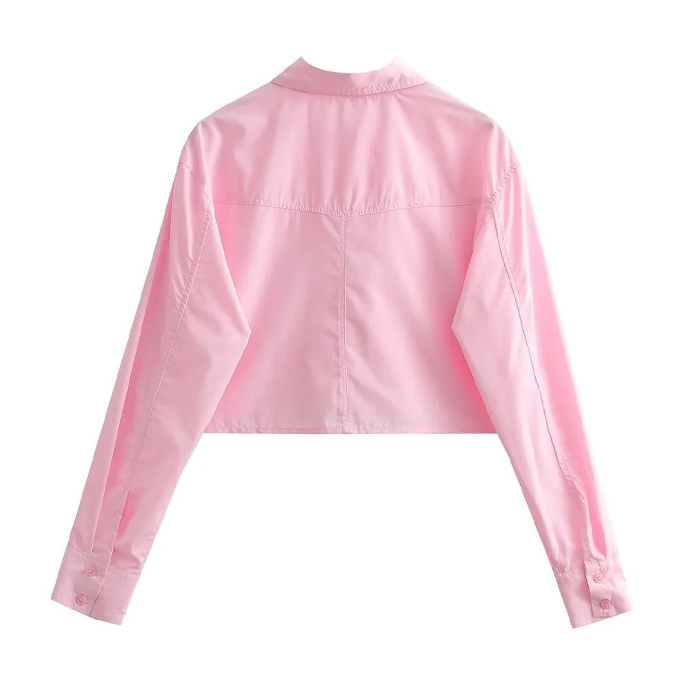 Los Poplin Vrouwenhemd