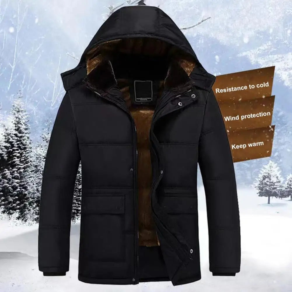 Winddicht herenjack met capuchon