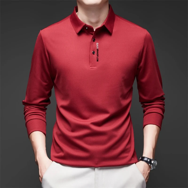 Heren casual shirt met lange mouwen