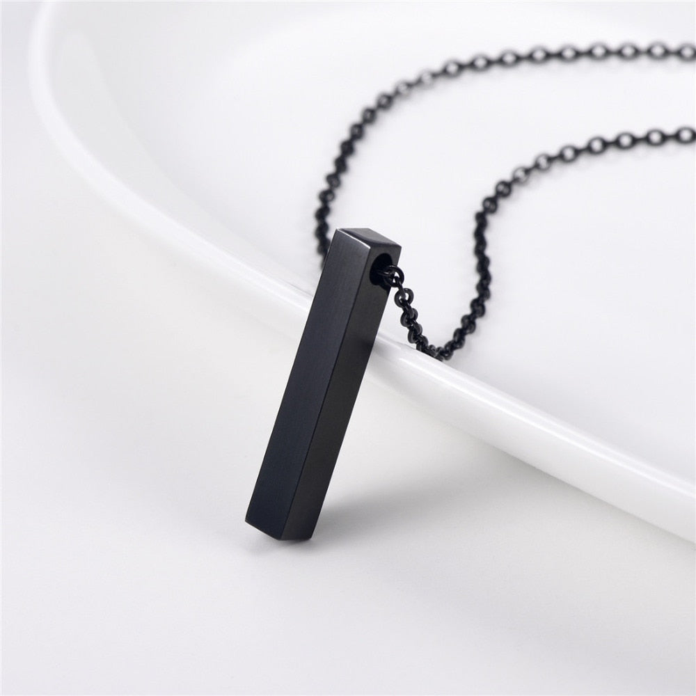 Minimalistische kubus ketting