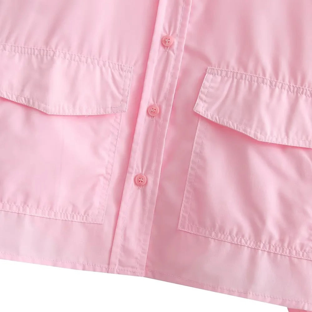 Los Poplin Vrouwenhemd