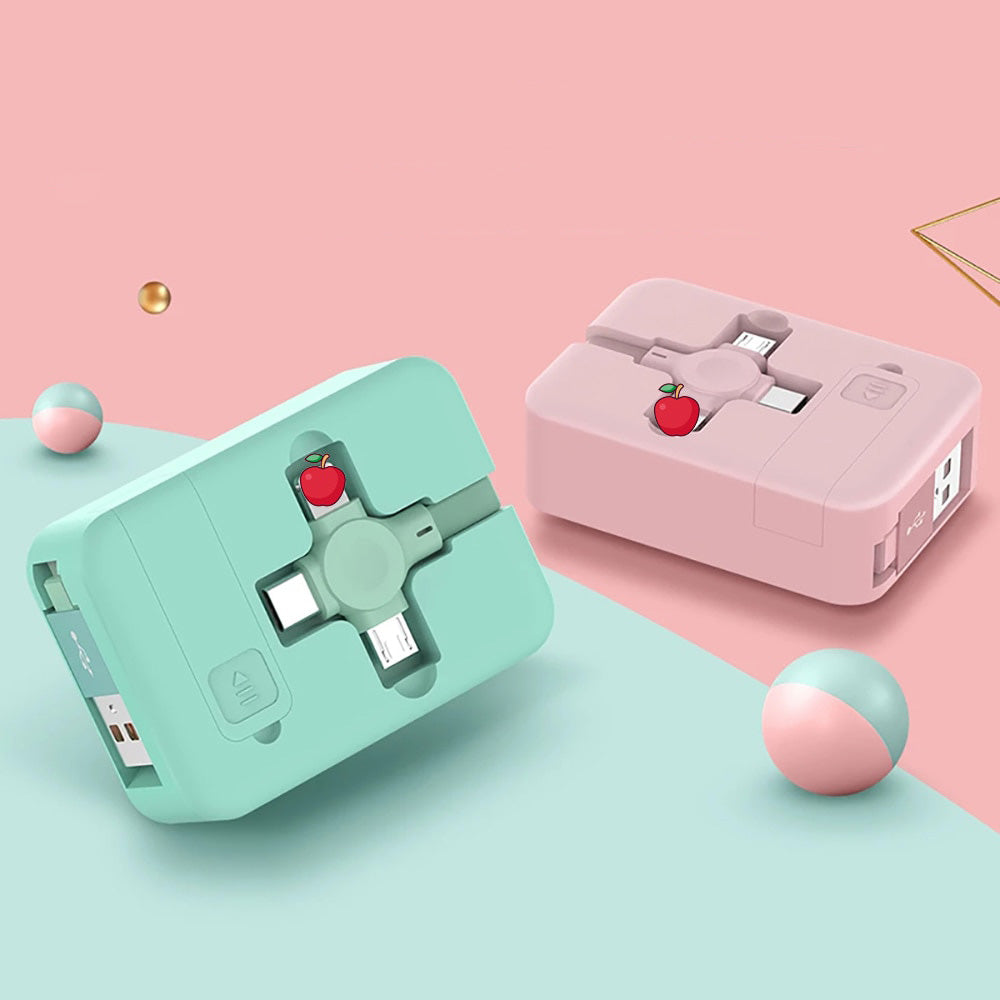 3-in-1 Telescopische Oplaadkabel