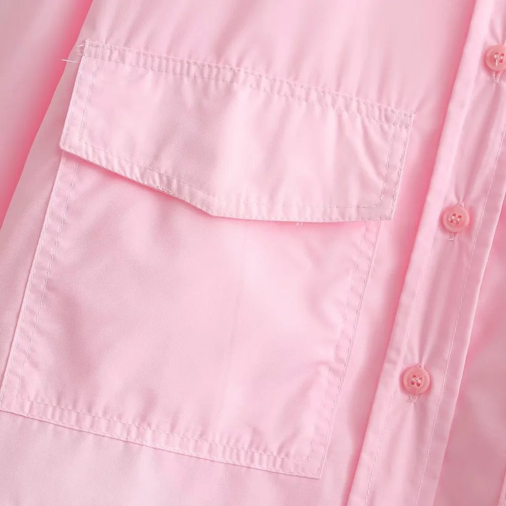 Los Poplin Vrouwenhemd