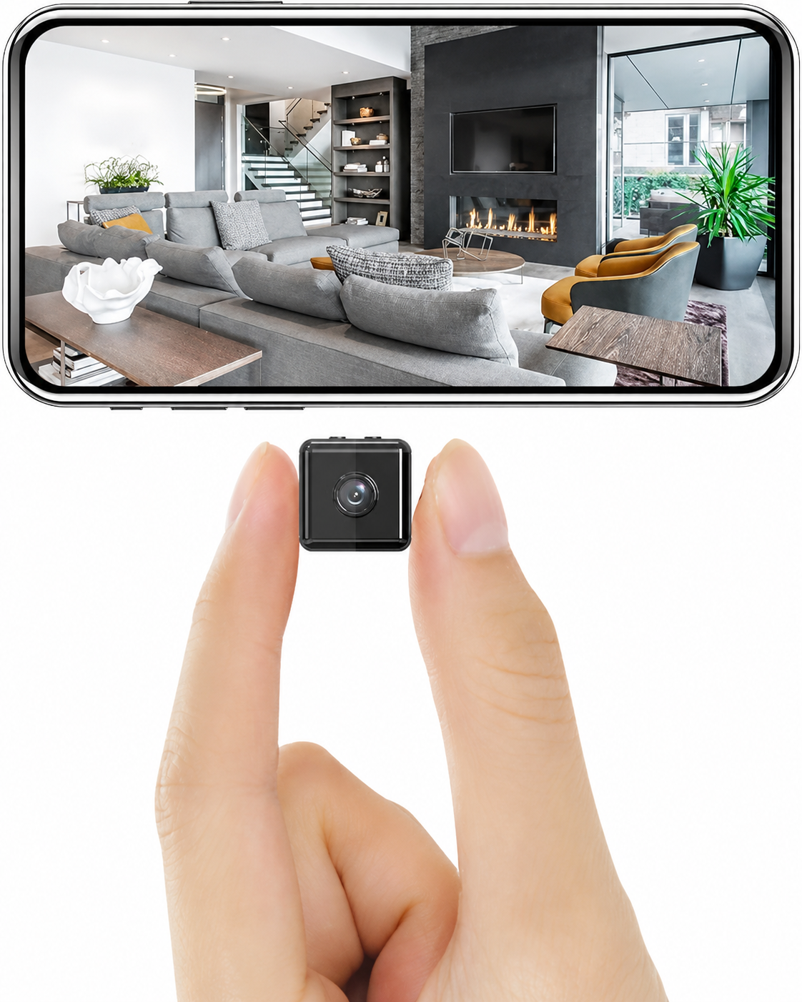 Draadloze Beveiligingscamera Buiten Mini 1080P Met Nachtzicht